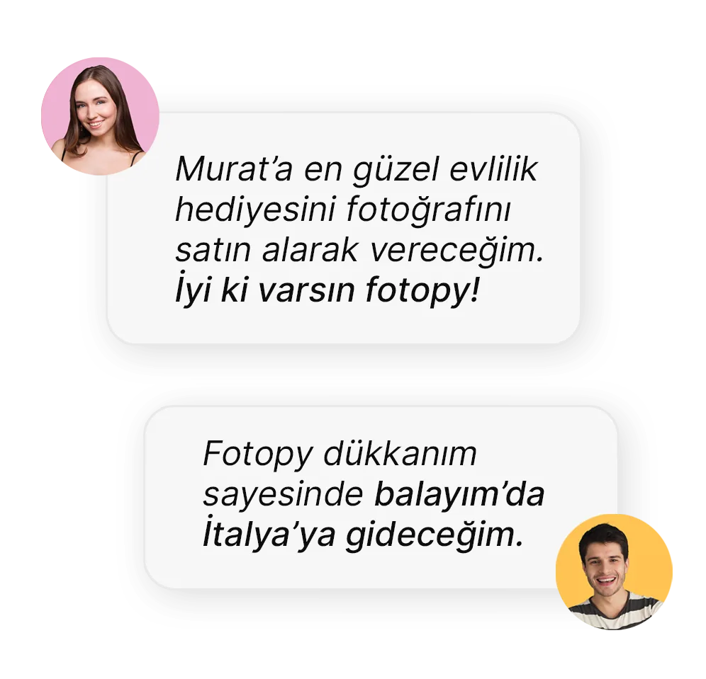 Alıcı ve satıcı yorumları