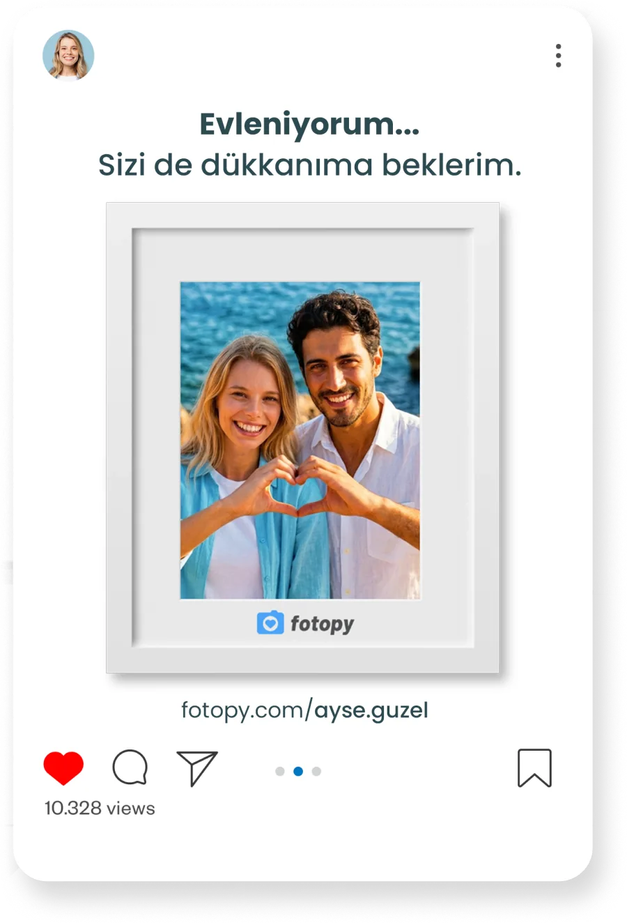 Fotopy sosyal medya gönderisi